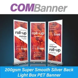 হালকা বাক্স পিইটি ব্যানার